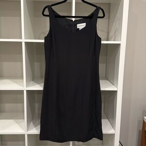 Used, excellent condition: Bloomingdale's silk sleeveless dress, size 10